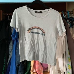 reformation baby tee!